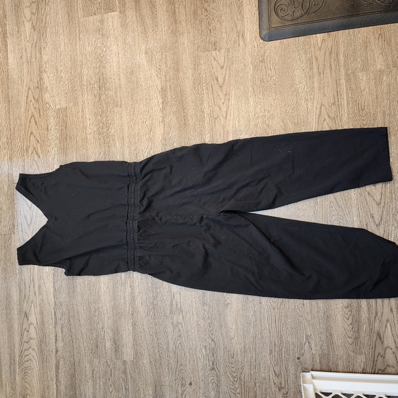 Calvin Klein Black Jump Pant Suit w/ Drawstring Sleeveless - Picture 4 of 7